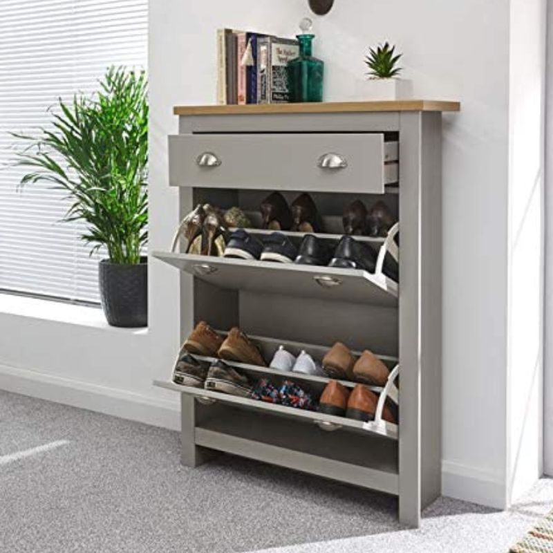 Lancaster Wooden Storage Organiser.  Streamlined hallway storage. 