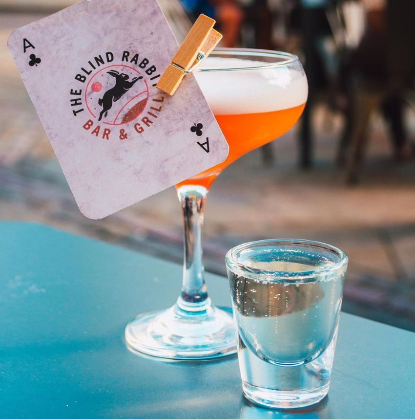 The Blind Rabbit is a classic American bar serving delicious cocktails