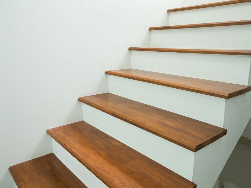 Make sure to prepare your stairs before painting.