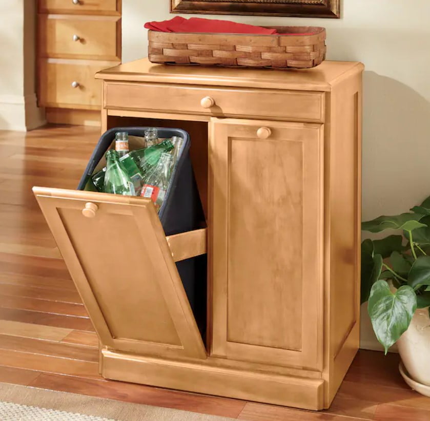 furniture and recycling storage
