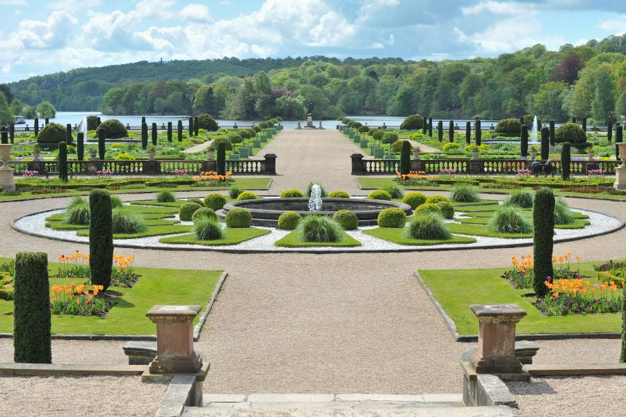 Trentham Estate in Staffordshire. 