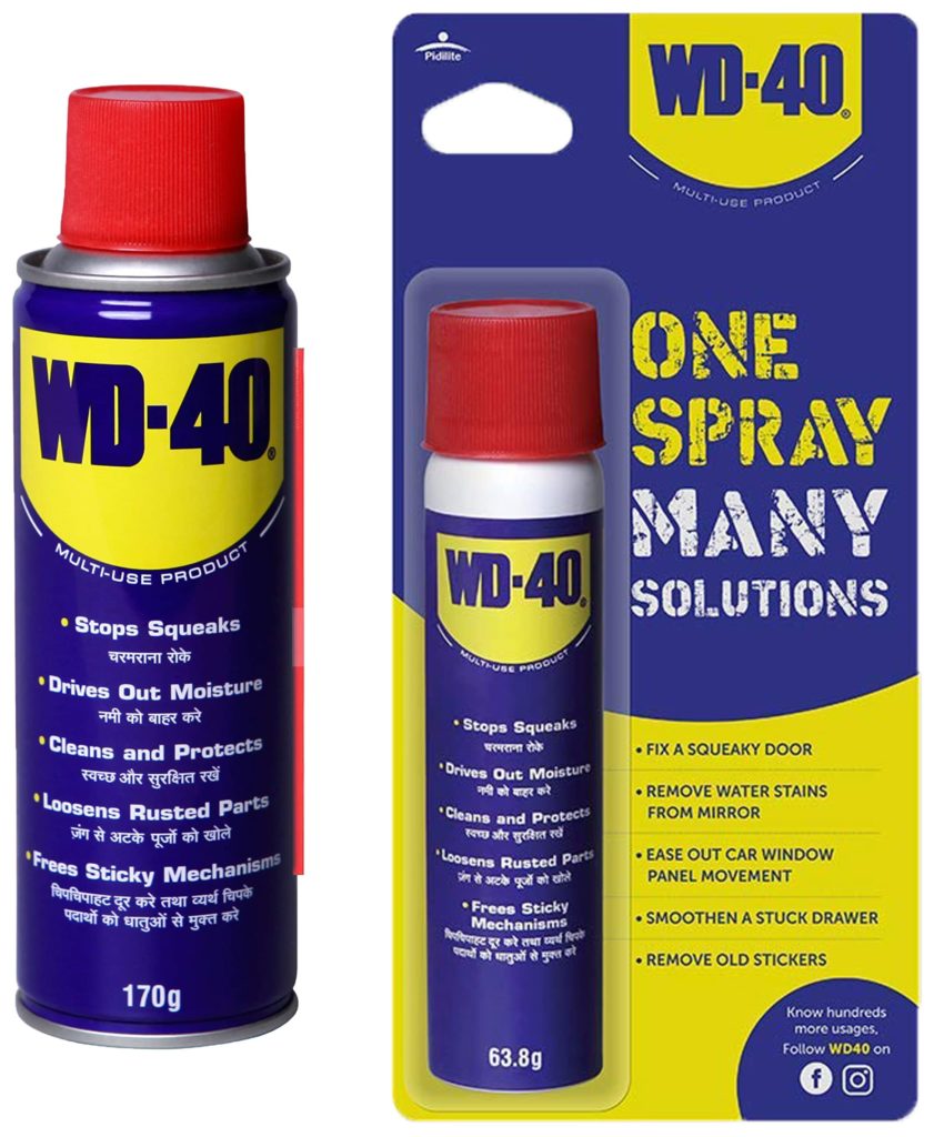 wd-40 cleaning solution