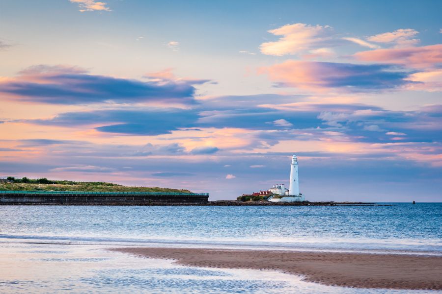Whitley Bay Lighthouse.