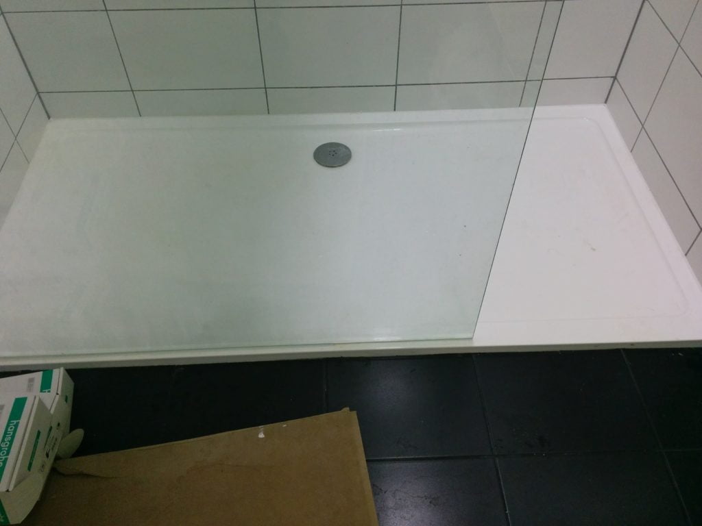 Low profile shower tray problems: Tray overflowing - what to do ...